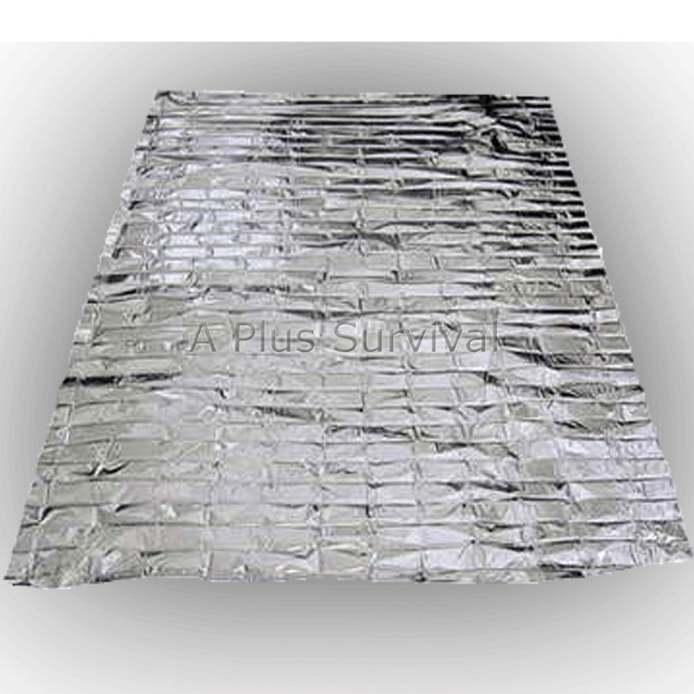 18 Pack Emergency Survival Safety Mylar Solar Blanket Wrap Thermal Escape Tarp
