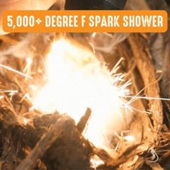 Ferro Fire Striker 3″ Overall Windproof Waterproof 3500+ Strikes MADE IN USA