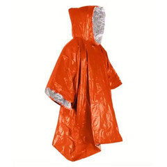 1PC Outdoor First Aid Survival Raincoat Camping Wilderness Emergency Insulation