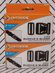 🥥 Outdoor Products Buckle & Slider🆕️LOT OF 2‼️
