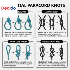 Paracord 1000Lb | 1000 250 100 50Ft Paracord