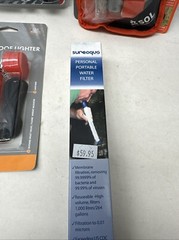 SOL Scout, Lighter, Mini Maglite Outdoor Research Nalgene Filter Survival Kit