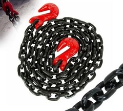 G80 Black Transport Binder Chain with Clevis Grab 1/2 Inch x 10 FT 1 – Pack