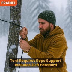 Pocket Emergency Survival Tent. Snow Life Thermal Shelter. Tube Tarp. Army Green