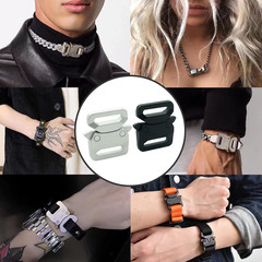 TXZWJZ Paracord Bracelet Buckles 2 Pack Metal Side Quick Release Tactical Belt B