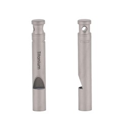 Titanium Safety Whistle W/ Cord Emergency Whistle For Kayak Rescue Signaling