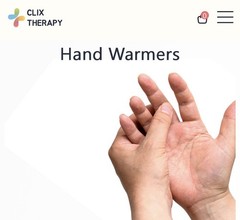Clix Therapy Reusable Hot Hand Warmer (4 Pack) Hot Or Cold Packs Blue/Purple