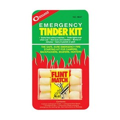 Coghlan’s 8647 Emergency Tinder Kit Flint Match Survival Set of 3