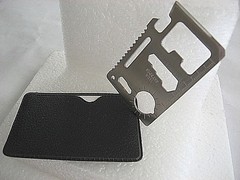 OUTDOORS 8 IN ONE PREMIUM FLINT FERRO STRIKER PLUS 11 IN 1 SS EMERGENCY TOOL