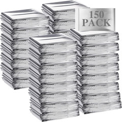 Macarrie Emergency Blanket Bulk Survival Thermal Silver Foil Reflective Blankets