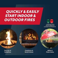 Ultra Reliable Fire Starter Squares – 144 Count, Perfect for BBQs and Camping