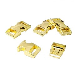 10pcs 10mm Metal Side Release Buckles Bracelet Dog Collar Belt Parts Accessories