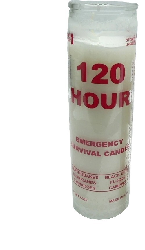 120 Hour Emergency Survival Candle