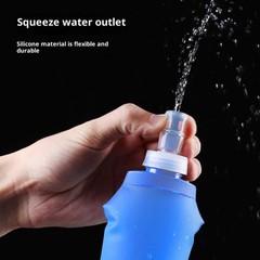 Folding Water Bottle Sport Hiking Camping Running Portable Soft Water Bottle