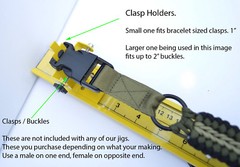 15″ Professional Paracord Jig – Lightweight Aluminum for Bracelets, Belts,Slings
