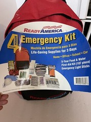 SEALED!!! 4-Person 3-Day Emergency/ Disaster Kit, Camping/ Hiking Gear Back Pack