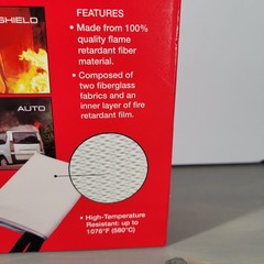 Rescue Guard Fire Blanket 2 Pack 39×39 Emergency Fireproof Kitchen Outdoor