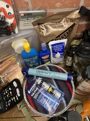 Emergency Survival Kit Camping Disaster EarthQuake Bug-Out Smith Wesson Knife