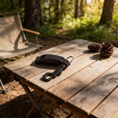 Camping Hiking Survival Whistle with Secure Lanyard Opening for Easy Carry