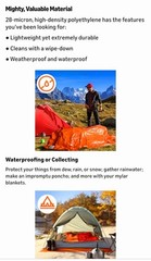 4-Pack Emergency Mylar Thermal Blankets 83×52 Survival Camping Tactical