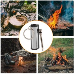 4Pcs Permanent Match Keychain Emergency Lighter Waterproof Survival Camp Tool