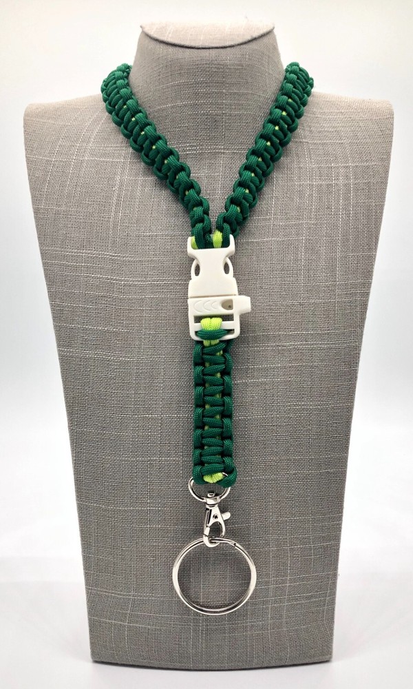 Paracord Lanyard With Alert Whistle – Handmade
