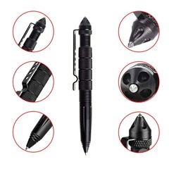 Outdoor Self-Defense Tungsten Steel Tactical Pen Emergency Survival Tool