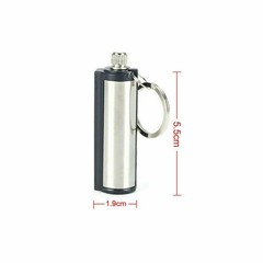 2x Permanent Fire Starter Outdoor Match Lighter Survival Tool Flint Keychain@