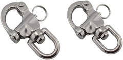 NRC&XRC Swivel Eye Snap Shackle Quick Release Bail Rigging Sailing Boat Marin…