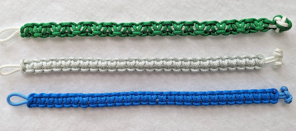 Paracord Bracelets Choose Your Favorite(s) All are 3/8″ Wide Fits 7 1/2 in Wrist