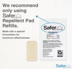 Safer Home SH1200 Mosquito Repellent Refills 8 Pads (2 Pack) 48Hr Protection