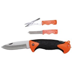 Survival Set 27 Piece Emergency Kit Outdoor Orange with Knife & Tool Tool