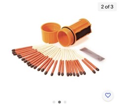 UCO Stormproof Match Kit Orange Wind And Water Proof And Easy To Light 00035