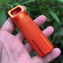 Colorful Aluminum Waterproof EDC Sealed Bottle Survival Storage Box Outdoor Port