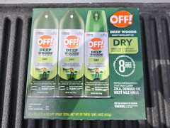 OFF! Deep Woods Insect Repellent Spray 3-Pack (2x6oz, 1x4oz) 8-HR Formula SAVE B