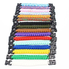 Emergency Camping Rescue Gear Paracord Survival Bracelet Wristband Military