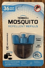 Lot of 3 New Thermacell Rechargeable Mosquito Repeller Refills 36 Hr ea