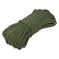 650 Paracord 98 Feet 4mm 9 Strand Parachutes Cord Spool Olive Green