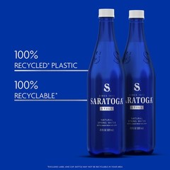 Spring Water Bottles, 12 Pack – Still Bottled Water – Recycled PET Plastic Bo…