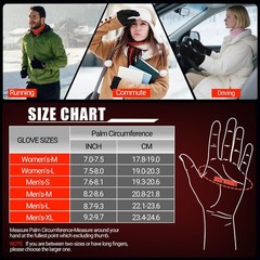 Quidnunc Heated For Men Rechargeable Liner Gloves7.4V 2200Mah Battery