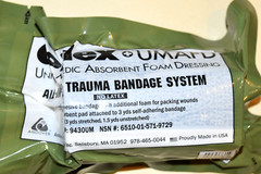 CoFlex (2) UMAFD Universal Medic Absorbent Foam Dressing Trauma Bandage System