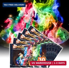 HGD (30 Pack) Magic Campfire Fire Color Changing Packets for Fire Pit, Indoor/Ou