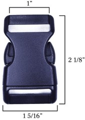 1″ Paracord Buckles – Durable, Comfortable, and Perfect for Large Projects
