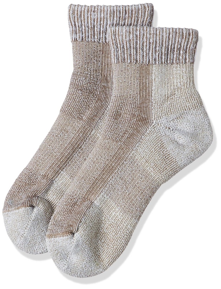 thorlos womens Lthmx Max Cushion Ankle Hiking Socks, Khaki, Small, Khaki
