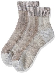 thorlos womens Lthmx Max Cushion Ankle Hiking Socks, Khaki, Small, Khaki