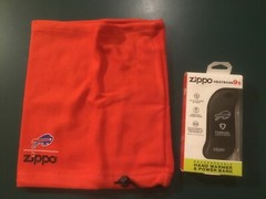 NEW OPEN BOX Zippo 9hr Rechargeable Hand Warmer/Power Bank Buffalo Bills +Bonus