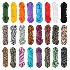 24 Colors 10ft Paracord Rope with Instruction, Paracord 550 Combo kit, Multif…