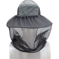 2 Pack Mosquito Head Net Hat Hats with Removable Veil Net Mesh Hiking Fishing Ga
