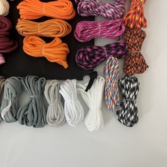76 Colord 550 Paracord Combo Crafting Kit Survival Parachute Cord Making 10ft Ea