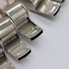 12Pcs Steel Whistles Durable Metal Fan Judge with String for Activity Silver